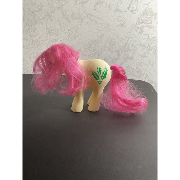 My Little Pony 1982 Vintage Collectible Toy With Pink Hair And Holly Design - Picture 6 of 7